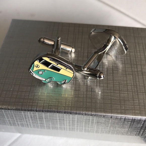 VW Camper Van cufflinks/ Westfalia / gift boxed - Picture 2 of 3